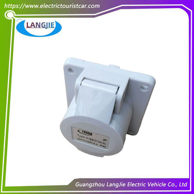 Marshell Electric Sightseeing Car 220V AC Power Connector Y-20 Per Club Golf Cart Parti