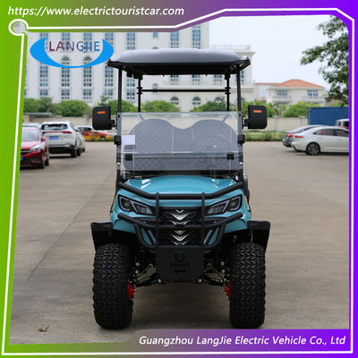 Personalizzazione 6 posti auto da golf 48v batteria di caccia carrello da golf elettrico off road