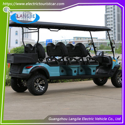 Un buon prezzo. Carrozze elettriche 6 posti Potente 4 ruote Auto elettrica Golf Buggy Cart in linea