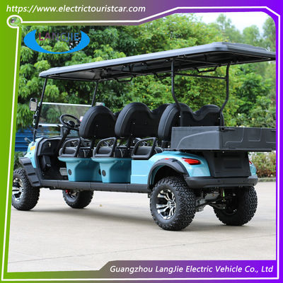 Personalizzazione 6 posti auto da golf 48v batteria di caccia carrello da golf elettrico off road