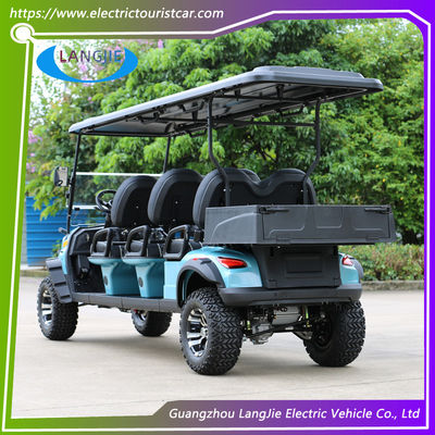 Carrozze elettriche 6 posti Potente 4 ruote Auto elettrica Golf Buggy Cart
