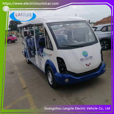 Automobile da club Carro da golf Carro da golf Blu / Bianco 14 Passeggeri Gas Tour Bus Per comunità residenziale