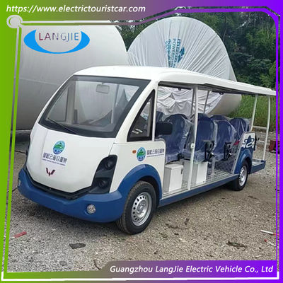 Blu / Bianco 14 SEATS 1.25L Benzina Auto turistica Per Resort Auto