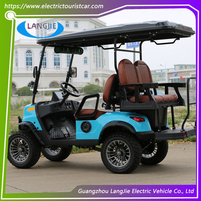 Veicoli elettrici a bassa velocità 4 posti Motore a corrente alternata Carro da golf elettrico Per auto di villeggiatura