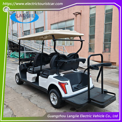 Auto elettrica a quattro posti AC Club Golf cart con fari e luci posteriori per il parcheggio