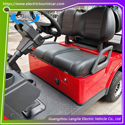 4 posti 4 ruote Electric Golf Cart AC Tourist Car Rental For City Walking Street