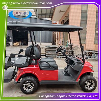 Hotel Or Park AC Motor Club Auto Utility Vehicle 48 Volt Club Car Quattro posti Auto elettrica