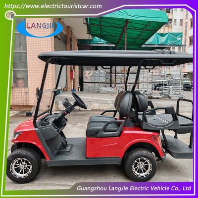 4 posti a sedere Veicoli elettrici a bassa velocità Carro da golf elettrico a 4 ruote Noleggio auto turistica