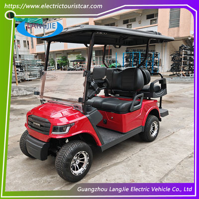 Auto elettrica a quattro posti 48 Volt Club Car Con luci di frenata posteriore per il parcheggio