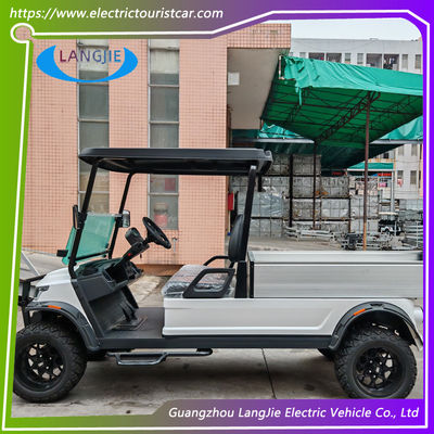 Bianco 2 Seats Electric Baggage Cart Buggy Con Motore AC Per Parcheggiare