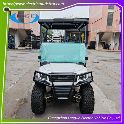 48V Motor Electric Utility Golf Cart 2 Persone Electric Baggage Cart Con Cargo Per Hotel