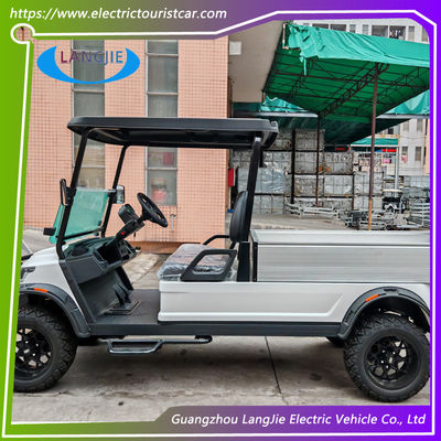 48V Motor Electric Utility Golf Cart 2 Persone Electric Baggage Cart Con Cargo Per Hotel
