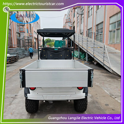 Bianco 2 Seats Electric Baggage Cart Buggy Con Motore AC Per Parcheggiare