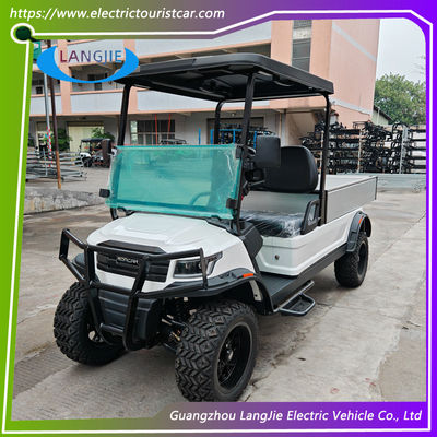 Bianco 2 Seats Electric Baggage Cart Buggy Con Motore AC Per Parcheggiare