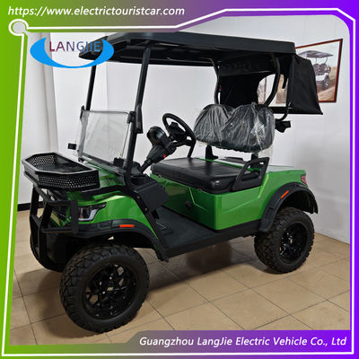 Carro da golf elettrico a 4 ruote 48V AC Motor 2 posti Carro elettrico per Resort Car