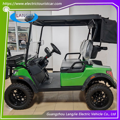 4 ruote Golf Car elettrico AC Motore 2 posti Veicoli elettrici per il parcheggio