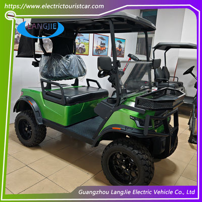 Automobile elettrica da turismo a 4 ruote Carro da golf elettrico 48V AC Motore a 2 posti per auto resort