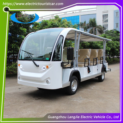 Automobile elettrica a 4 ruote 14 posti Autobus turistico elettrico 72V 7.5KW Motore alternativo Max.Velocità 30 Km/H