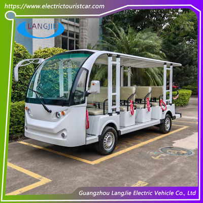 14 posti Nuovo autobus elettrico per città Motore a corrente alternata 72V Veicoli elettrici per il parcheggio