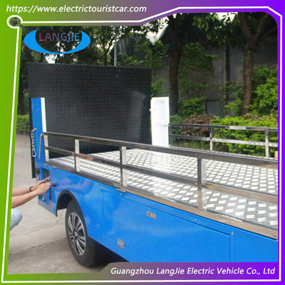 2 posti Carro da bagagli elettrico con sedia confortevole Motore a corrente alternata 5 kW per hotel