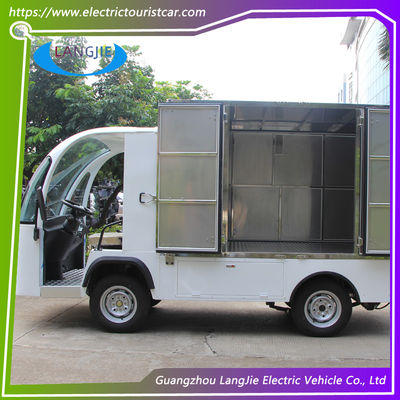 Cargo Tipo Aeroporto Batteria Alimentata 2 posti Carro di bagagli elettrico Carro merci Per l'invio di cibo