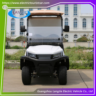Carro da golf elettrico a due posti 48V AC Hotel Buggy Car con casella di carico sul tetto