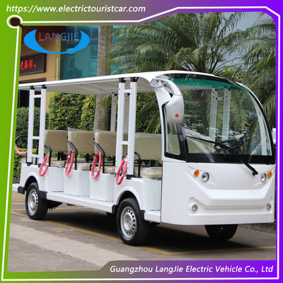 Moda 14 Persone Veicoli elettrici turistici ACmotor Electric Tour Bus7.5KW Per hotel