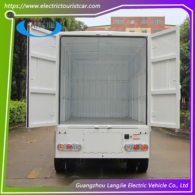 Container di ferro carrello di bagagli elettrico ACmotor piccole autocarri con 2 posti per hotel
