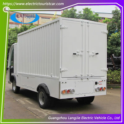 Container di ferro carrello di bagagli elettrico ACmotor piccole autocarri con 2 posti per hotel