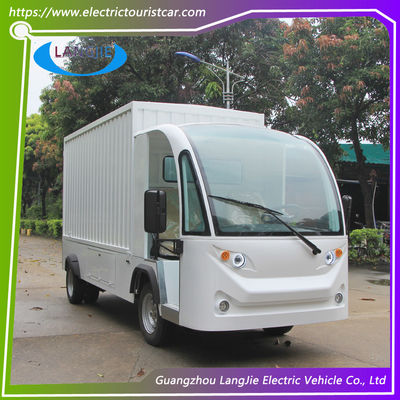2 persone Mini camion elettrico con tetto 5KW Potente motore a mano sinistra per l'hotel