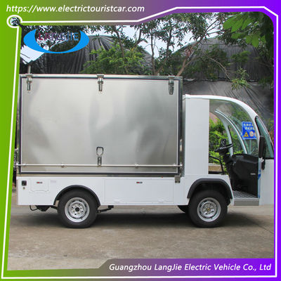 5KW Potente motore a mano sinistra Camionetto a bagagli elettrico 2 posti Carro merci elettrico con tetto