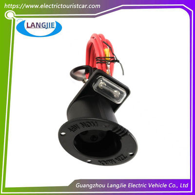 CIub Car Electric Golf Cart Charging Socket con testa rotonda a tre nuclei 101802101