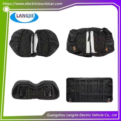 Club Car DS Golf Car Front Cushion Double Diamond Pattern Seat Set nero Accessori