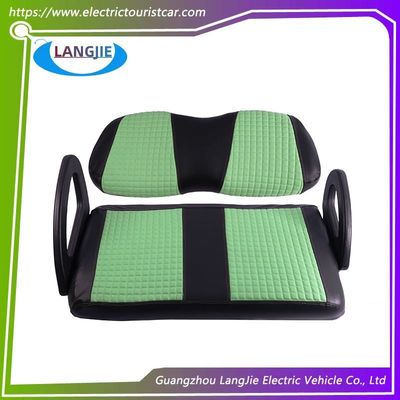 Club Car Golf Cart Anteriore e posteriore Coperture in pelle verde con pelle resistente agli graffi