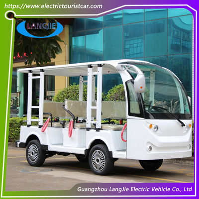 8 posti Mini Electric Tourist Car 48V aC motore Airport Baggage Cart Con tetto Per Resort