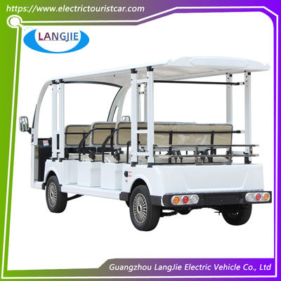 11 posti Veicoli elettrici a bassa velocità 72V 7.5KW Mini Electric Sightseeing Car For Resort Car
