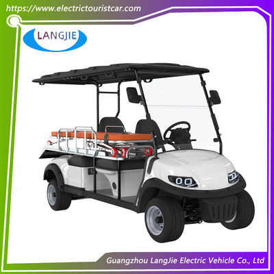 2 posti + 1 letto Carro da golf elettrico AC Motor 5KW Ambulanza elettrica per l'ospedale