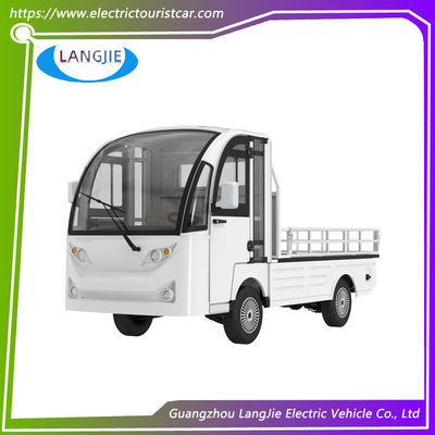 Carro da golf da 2 posti bianco AC 48V 5KW Carro elettrico con scatola di carico