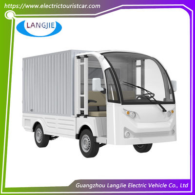 2 posti Carro da bagaglio elettrico Motore a corrente alternata per hotel Spugna da 48v/5kw Con sedili in pelle artificiale
