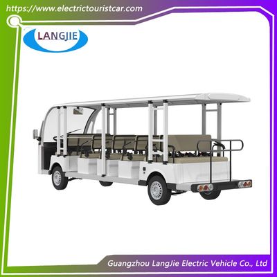17 posti Auto elettrica Tour Motore a corrente alternata 72V Tempo di ricarica 8 ~ 10h Per noleggio auto turistica