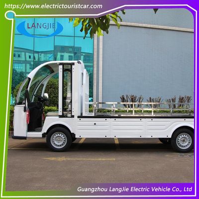 72V 7.5KW AC Motor Electric Baggage Cart Con Cargo Box E Golf Cart Da 2 Sedie Bianco Per Hotel