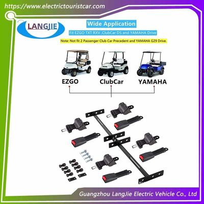 4 posti EZGO TXT Kit cintura di sicurezza per carrello da golf a quattro ruote