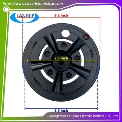 Ricambi per carrelli da golf Yamaha Universal SS Wheel Cover Hub Cap 8-Inch