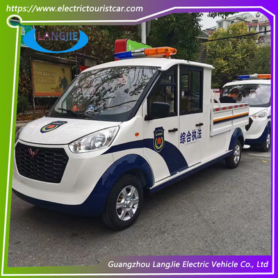 11 veicolo elettrico pratico della pattuglia della polizia elettrica di Seater 72V/5.5KW con grande luce sulla cima