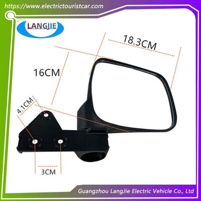 LVTONG Quattro ruote veicolo elettrico di pattuglia Area panoramica veicolo turistico Specchietto laterale accessori