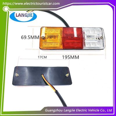 Le luci posteriori dei paraurti Marshell sono utilizzate per le auto elettriche a quattro ruote e le auto di pattuglia.