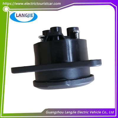 LVTONG Electric Sightseeing Car Patrol Car 48V Connessione di presa di carica coperta