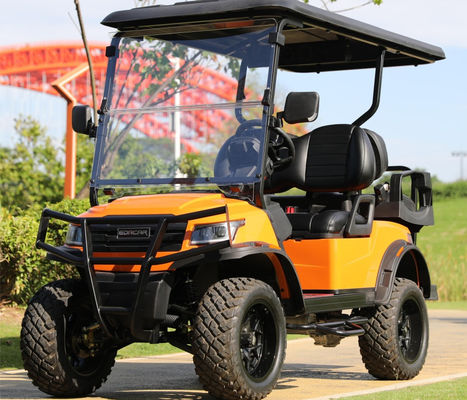 Electric Golf Cart With 30% Gradeability AC Motor And Hydraulic Brake For Golf Courses And Tourist Resorts