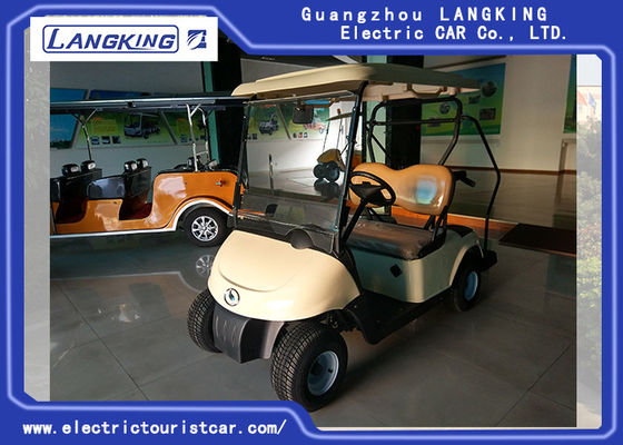 Carretto di golf beige della persona del risparmio energetico 2 di colore per il posto/stadio di svago
