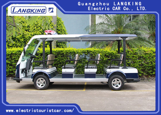 Auto-navetta elettrica 72V/5KW del villaggio di 11 Seaters con grande luce sulle cime Y113B